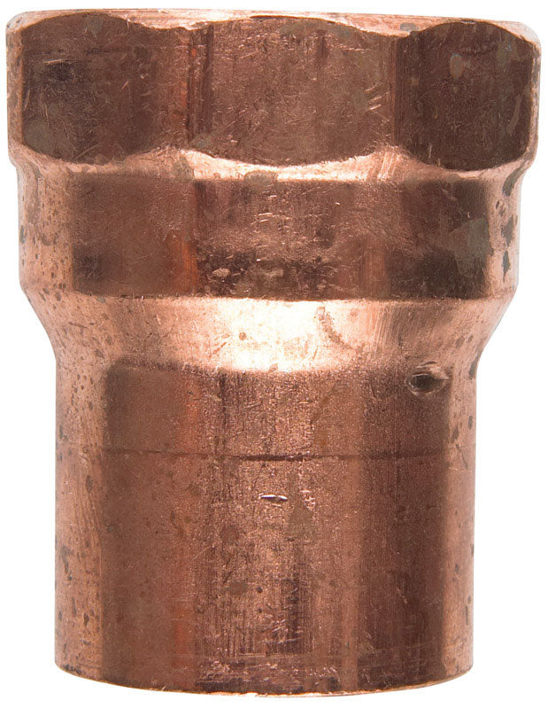 NIBCO 1-1/4 in. Solder X 1-1/4 in. D Solder Copper Adapter 1 pk