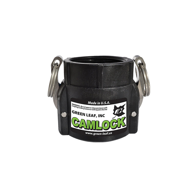 Green Leaf D Series 1-1/2 in. Female X 1-1/2 in. D Female Polypropylene Adapter Coupling 1 pk