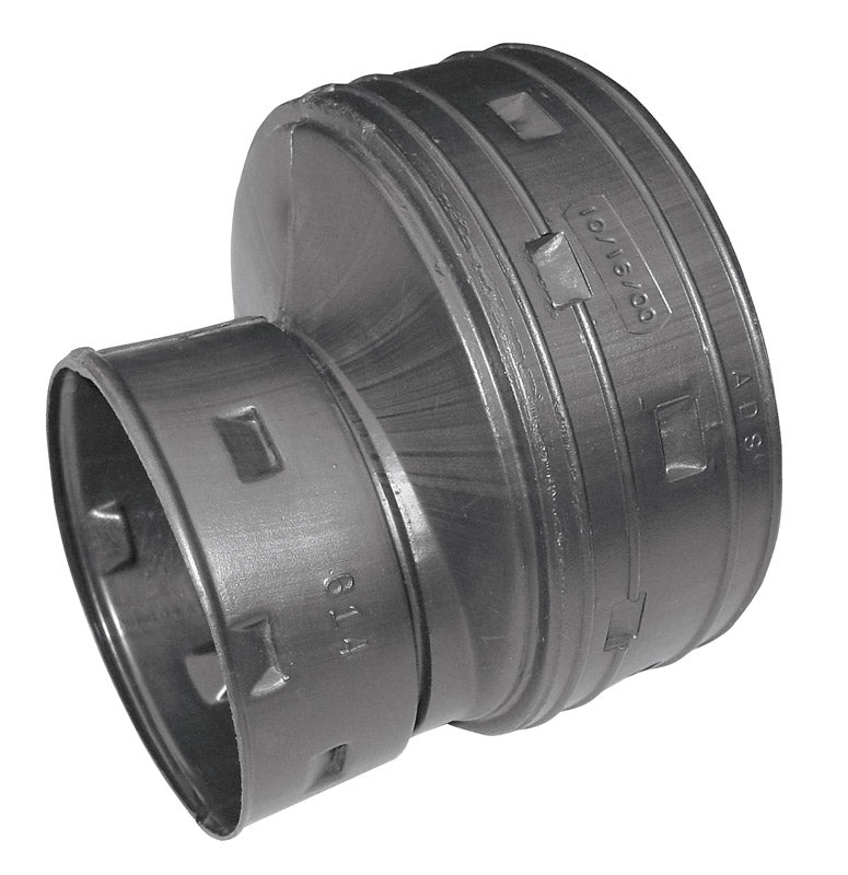 Advanced Drainage Systems 6 in. Snap X 4 in. D Snap Polyethylene 5-1/2 in. Reducing Coupler 1 pk