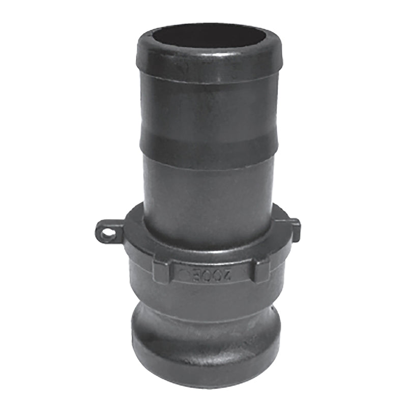 Green Leaf Camlock 2 in. Male X 2 in. D Barb Polypropylene Coupler 1 pk