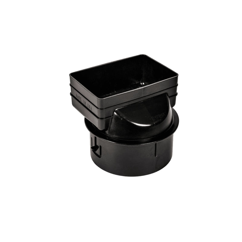 Advanced Drainage Systems 6 in. Snap Polyethylene 7 in. Downspout Adapter 1 pk