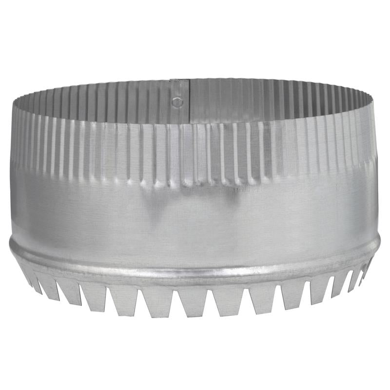 Imperial 7 in. D 28 Ga. Galvanized Steel Round Starting Collar