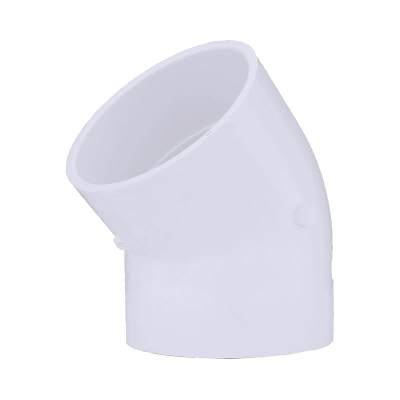 Charlotte Pipe Schedule 40 4 in. Slip X 4 in. D Slip PVC Elbow 1 pk