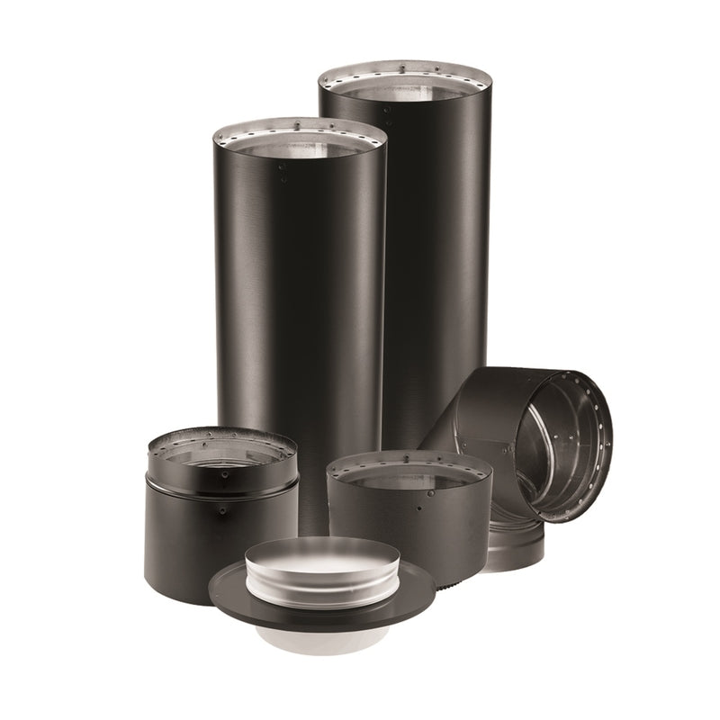 DuraVent DVL 6 in. D X 60 in. L Aluminum/Galvanized Steel Double Wall Stove Pipe Kit