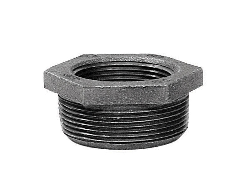 Anvil 2 in. MPT X 3/4 in. D FPT Black Malleable Iron Hex Bushing