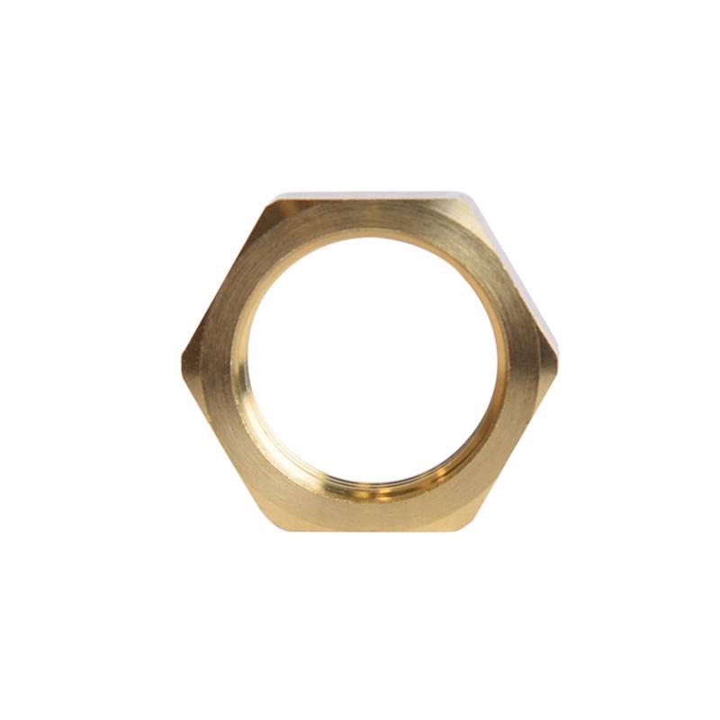 ATC Pipe Lock Nut 3/4 in. Yellow Brass 1 pc