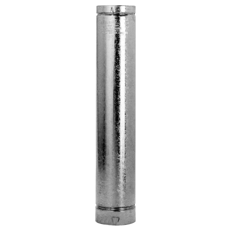 Selkirk 4 in. D X 24 in. L Aluminum/Galvanized Steel Round Gas Vent Pipe