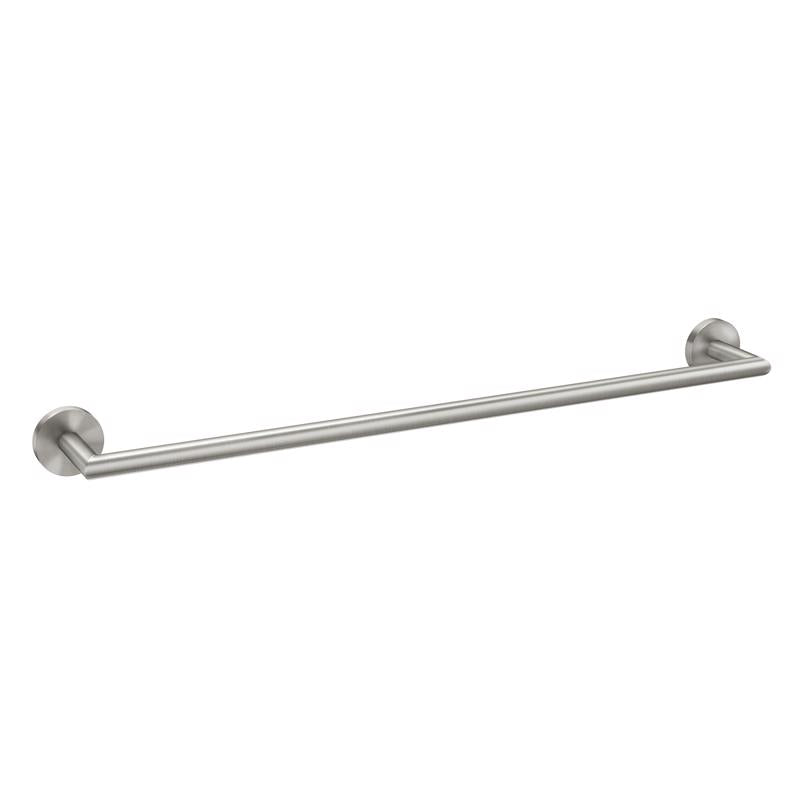 Moen Arlys Brushed Nickel Silver Towel Bar 24 in. L Zinc
