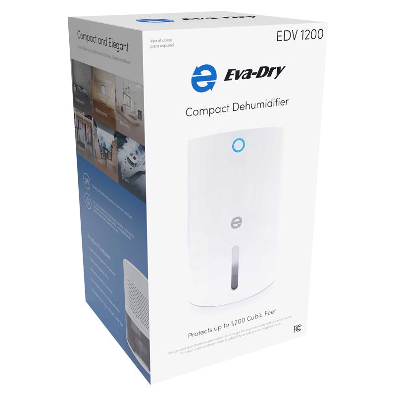 Eva-Dry 1200 ftÂ³ 30 oz Mini Electric Dehumidifier