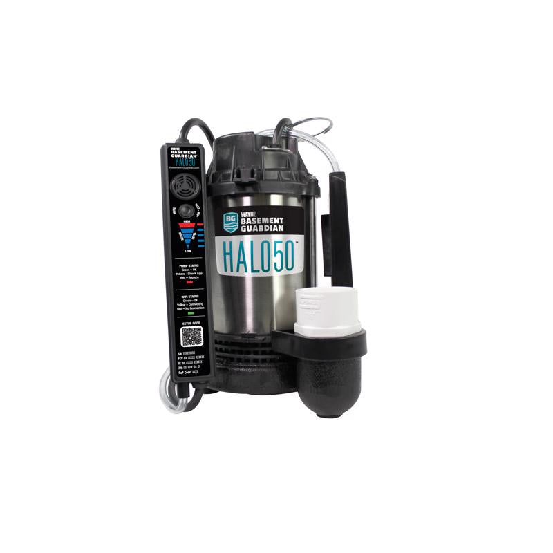 Wayne Basement Guardian 1/2 HP 91.5 gpm Stainless Steel Electronic Switch AC Submersible Sump Pump 8