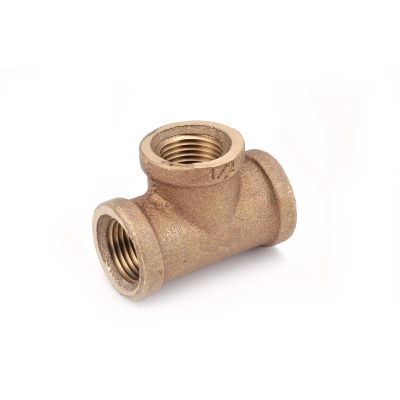 Anderson Metals 1/8 in. FPT in. X 1/8 in. D FPT Red Brass Tee