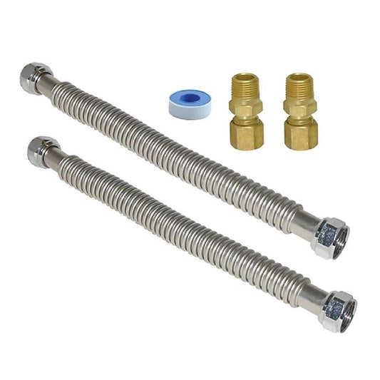 Eastman Stainless Steel Electric Water Heater Installation Kit 1.77 in. H X 23.03 in. L X 7.68 in. W