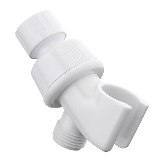 Oakbrook White Plastic Shower Arm Mount