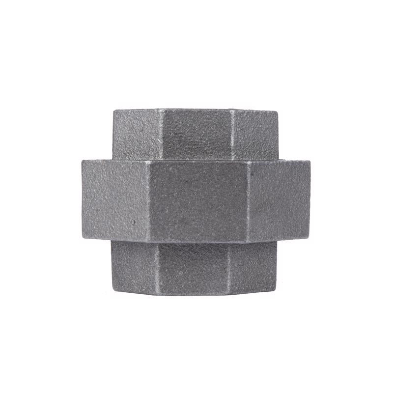 STZ Industries 2 in. FIP each X 2 in. D FIP Black Malleable Iron Union