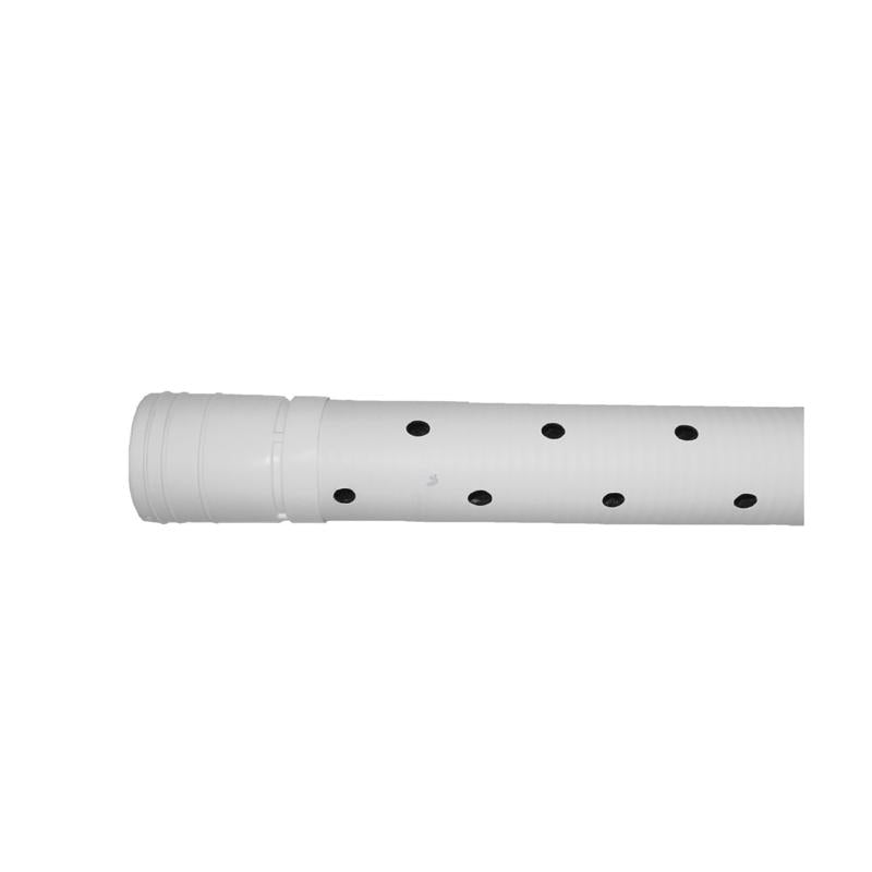 Advanced Drainage Systems 4 in. D X 10 ft. L Polyethylene Slotted Drain Pipe