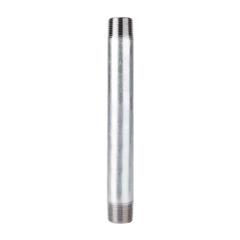 STZ Industries 2 in. MIP each X 2 in. D MIP Galvanized Steel 10 in. L Nipple