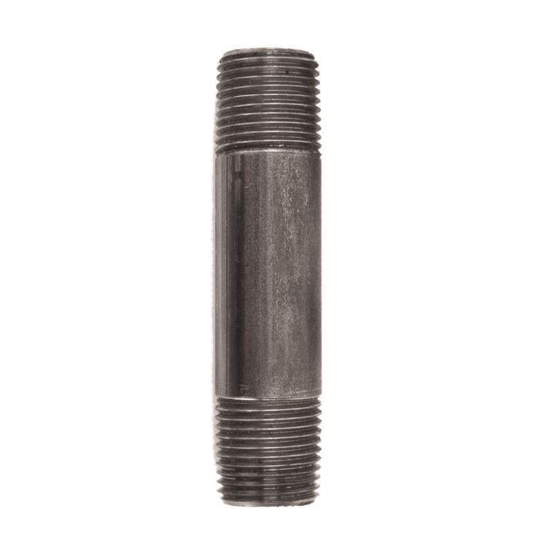 STZ Industries 1/2 in. MIP each X 1/2 in. D MIP Black Steel 3-1/2 in. L Nipple