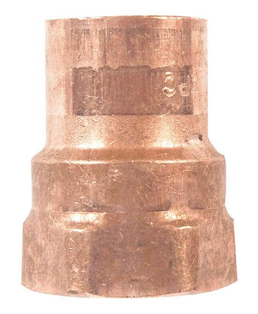 NIBCO 3/8 in. Copper Sweat X 3/8 in. D FPT Copper Pipe Adapter 1 pk