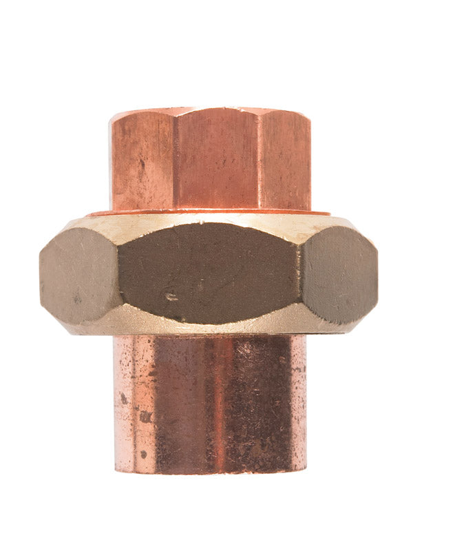 NIBCO 1-1/2 in. Sweat X 1-1/2 in. D Sweat Copper Union 1 pk