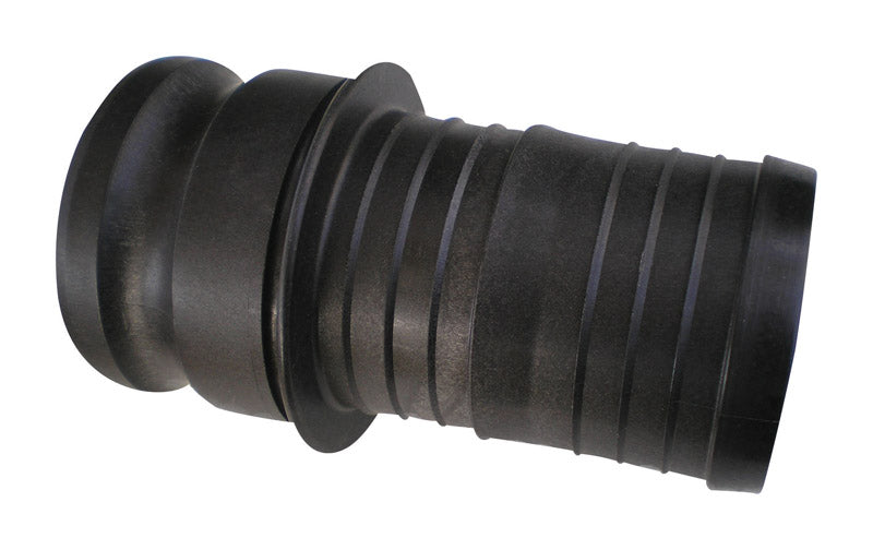 Abbott Rubber Polypropylene 2 in. D X 2 in. D Male Hose Adapter 1 pk