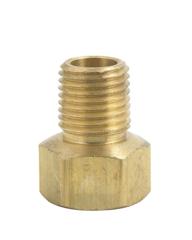 JMF Company 3/8 in. Flare X 1/4 in. D Male Brass Inverted Flare Adapter