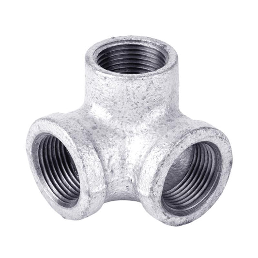 STZ Industries 1/2 in. FIP each X 1/2 in. D FIP 1/2 in. D FIP Galvanized Malleable Iron Side Out Elb