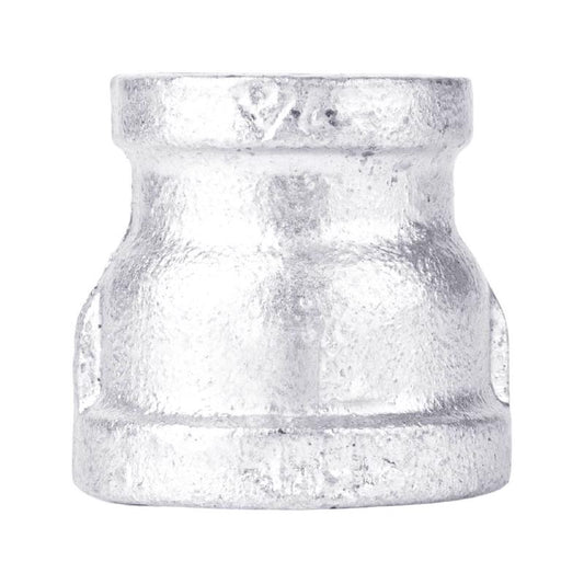 STZ Industries 1-1/2 in. FIP each X 1/2 in. D FIP Galvanized Malleable Iron Reducing Coupling