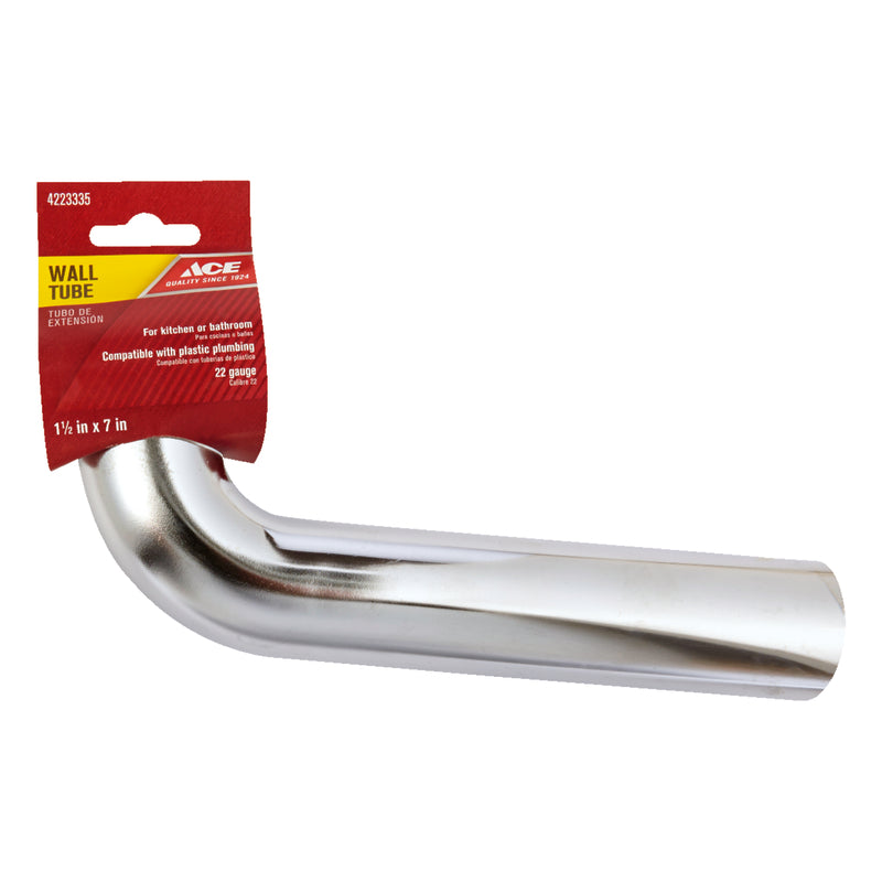 Ace 1-1/2 in. D X 7 in. L Brass Wall Tube
