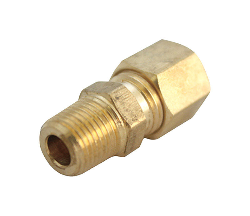 Ace 1/4 in. Compression X 3/8 in. D Male Brass Compression Adapter