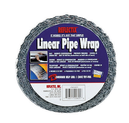 Reflectix 24.5 in. X 25 ft. L Aluminum Pipe Wrap
