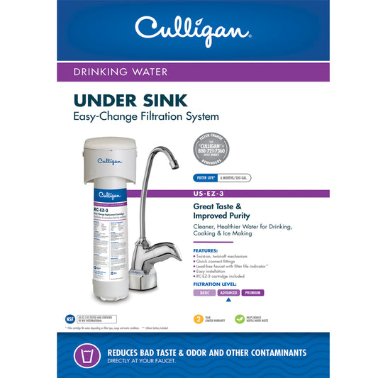 Culligan Under Sink Water Filtration System For Culligan
