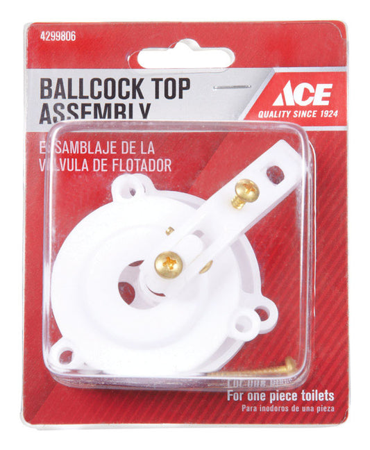 Ace Ballcock Top Assembly White Plastic
