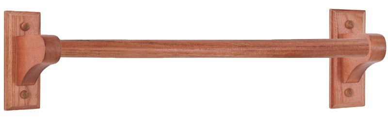 LDR Exquisite Oak Towel Bar 24 in. L Wood