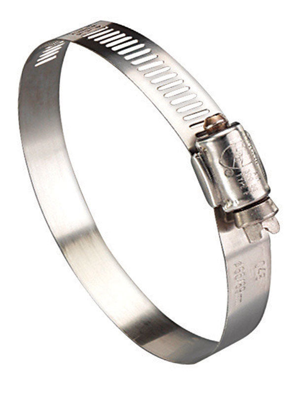 Ideal Tridon Hy Gear 3/4 in to 1-3/4 in. SAE 20 Silver Hose Clamp Stainless Steel Marine