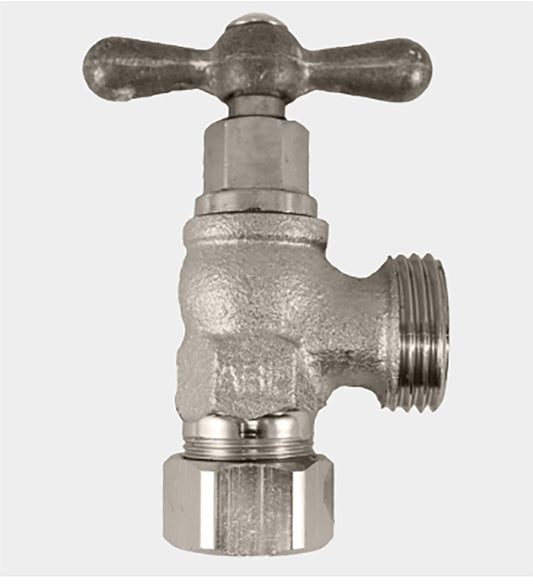 Arrowhead 1/2 in. Copper Compression X 3/4 in. MHT Brass Washing Machine Valve