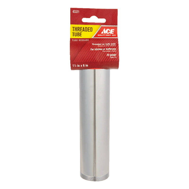 Ace 1-1/2 in. D X 6 in. L Brass Tube