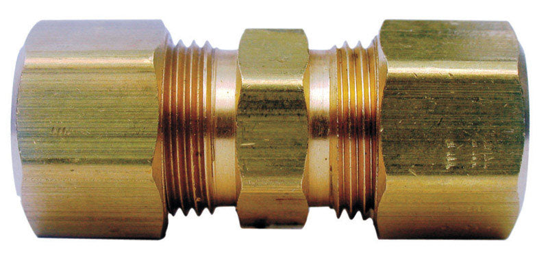 Ace 1/4 in. Compression X 1/4 in. D Compression Yellow Brass Union