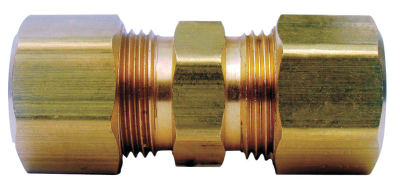 Ace 1/2 in. Compression X 3/8 in. D Compression Yellow Brass Union
