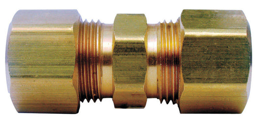 Ace 7/8 in. Compression X 7/8 in. D Compression Yellow Brass Union