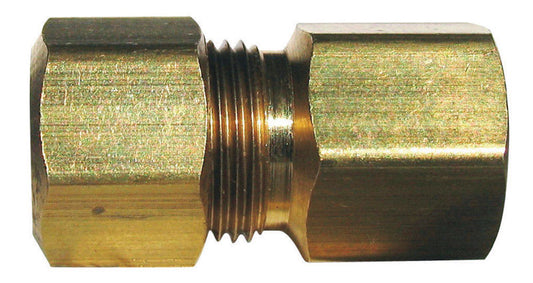 Ace 1/4 in. Compression X 1/4 in. D Compression Brass Compression Connector