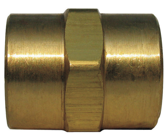 Ace 3/8 in. FPT X 3/8 in. D FPT Yellow Brass Coupling