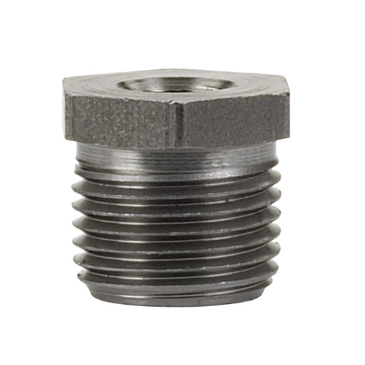 Billco Corporation 3/8 in. MPT X 1/4 in. D MPT Black Steel 0.5 in. L Hex Bushing