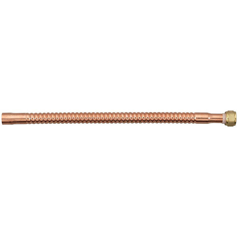 Homewerks 3/4 in. FIP X 3/4 in. D Sweat 15 in. Copper Water Heater Supply Line