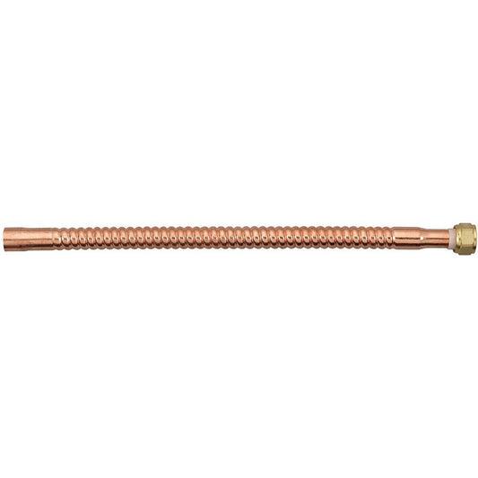 Homewerks 3/4 in. FIP X 3/4 in. D Sweat 15 in. Copper Water Heater Supply Line