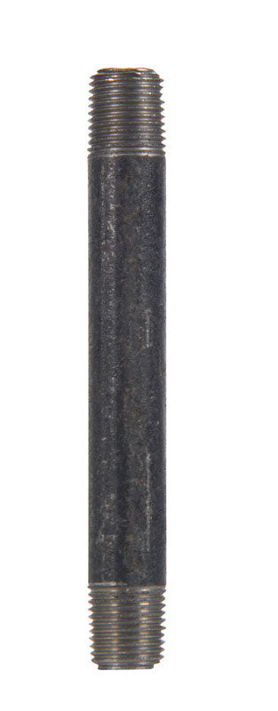 Anvil Beck 1/2 in. MPT in. Black Steel 7 in. L Nipple