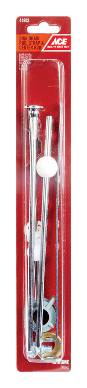 Ace n/a in. D X 8 in. L Metal Sink Drain Rod and Strap