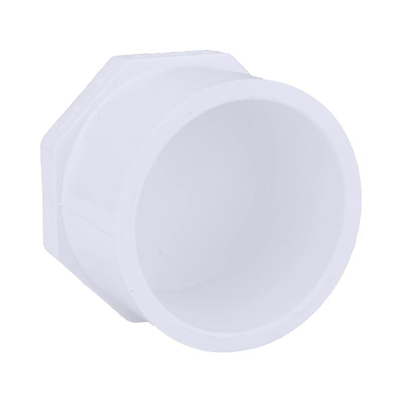 Charlotte Pipe Schedule 40 3/4 in. Spigot X 3/4 in. D Slip PVC Plug 1 pk