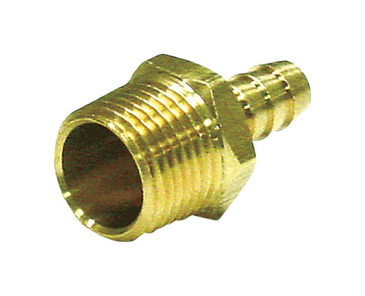 Ace Brass 1/4 in. D X 1/4 in. D Adapter 1 pk