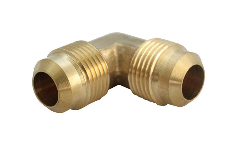 Ace 1/2 in. Flare X 1/2 in. D Flare Brass 90 Degree Elbow