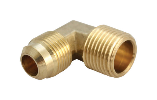 Ace 1/4 in. Flare X 1/4 in. D MPT Brass 90 Degree Street Elbow